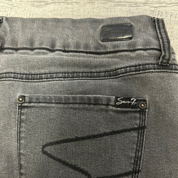 Seven7 Distressed Gray Jeans - Picture 2 of 8